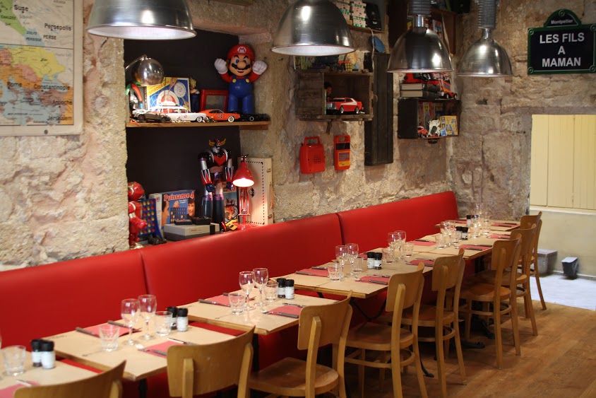 Salle ou terrasse de restaurant à Montpellier