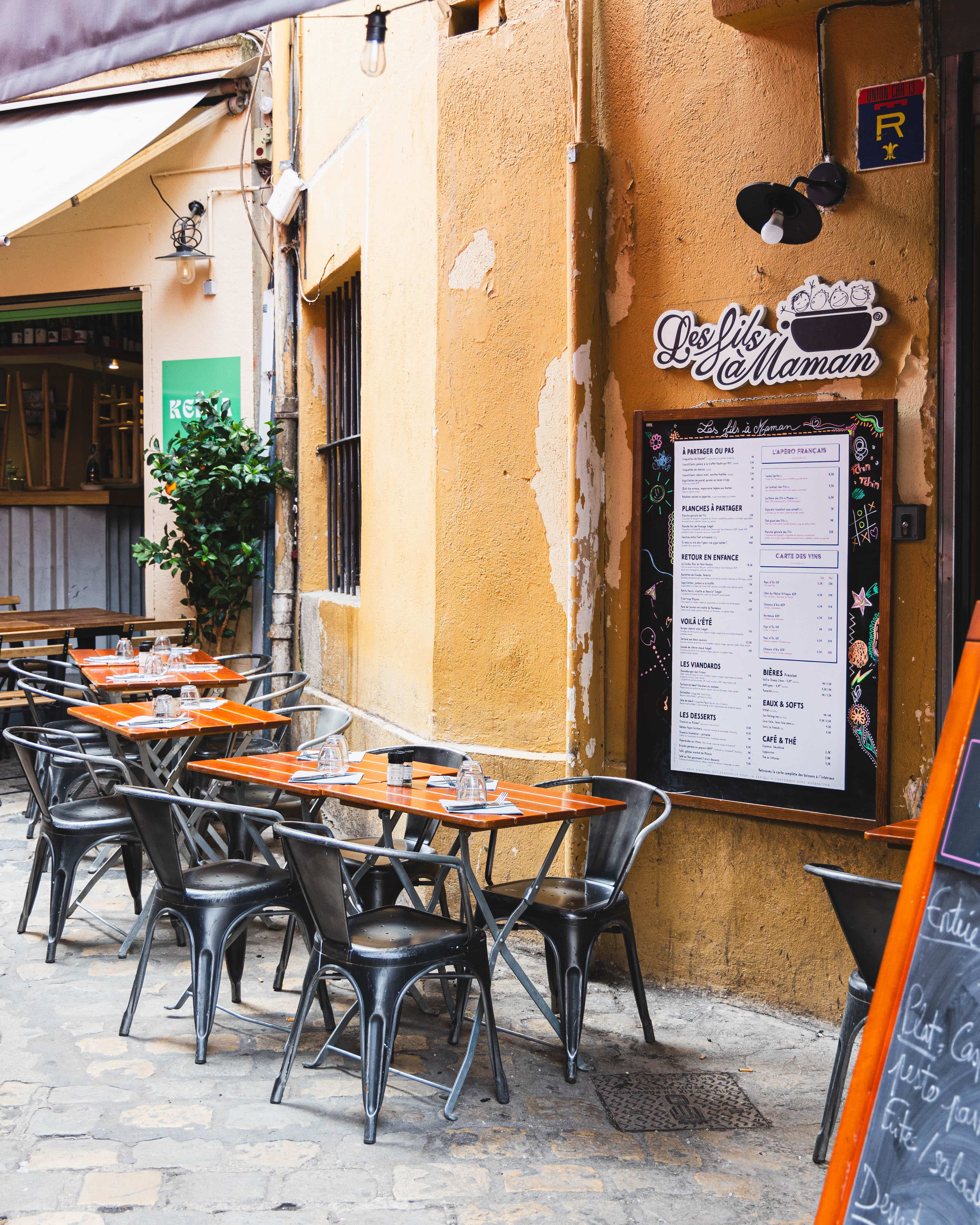 Photo de notre restaurant à Aix en provence